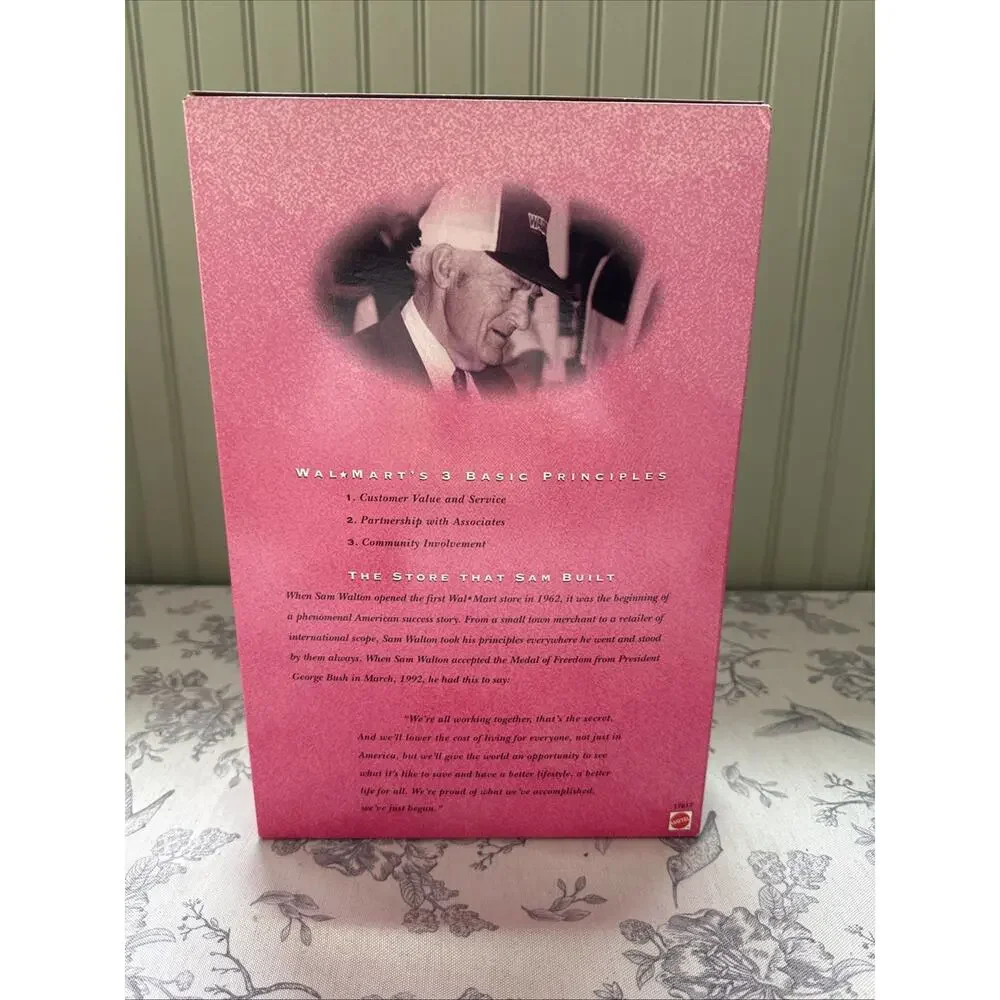 Vtg Mattel Teresa Barbie 35 Anniversary Special Edition Walmart Pink Dress 17617